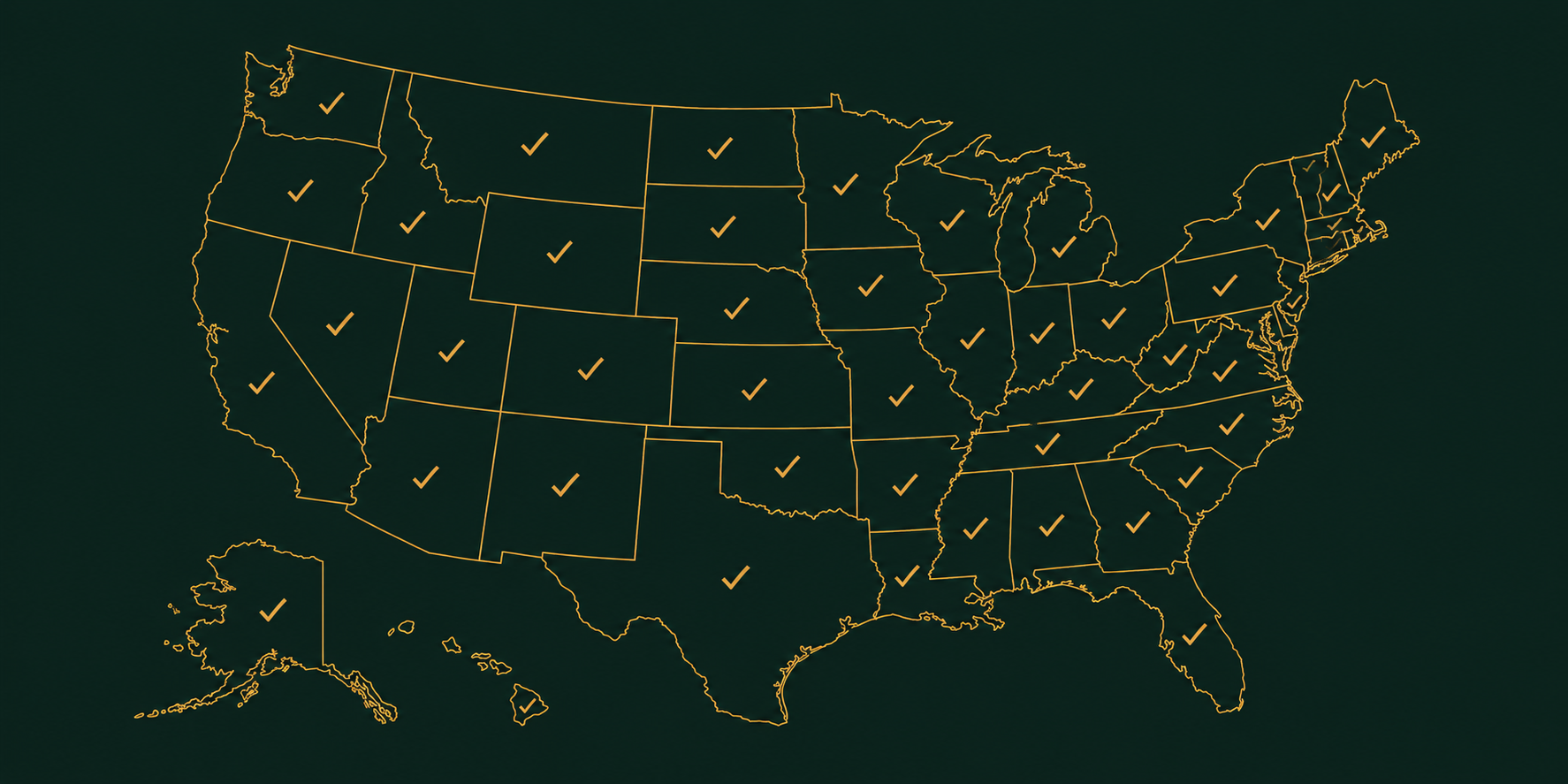 US delivery coverage map